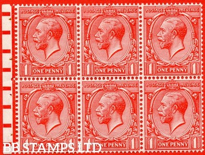 sg-357c-nb7-1d-bright-scarlet-a-mounted-mint-complete-stapled-booklet-b71271