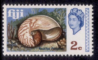 fiji-qeii-sg392a-2c-new-blue-nh-mint-glazed-ordinary-paper