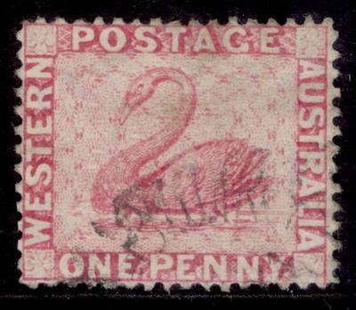 australia-western-australia-qv-sg103-1d-carmine-pink-fine-used