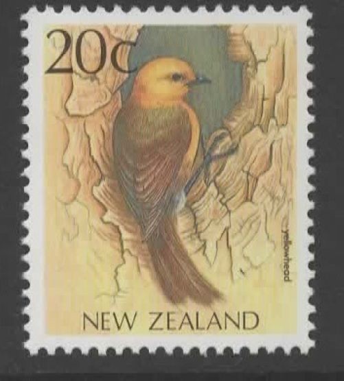 new-zealand-sg1461a-1988-20p-bird-1995-birds-perf-13-mnh