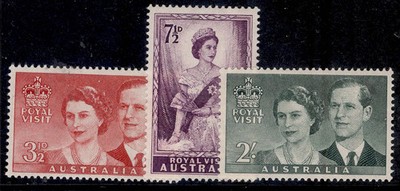 australia-qeii-sg272-274-1954-royal-visit-set-nh-mint