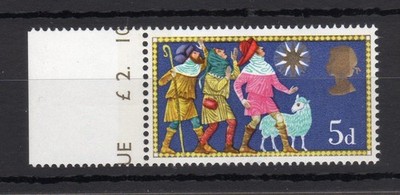 5d-christmas-1969-unmounted-mint-with-green-omitted-cat-300-small-gum-bend
