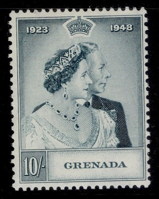 grenada-gvi-sg167-1948-10s-slate-green-rsw-m-mint-cat-24