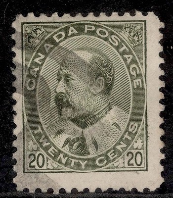 canada-edvii-sg185-20c-pale-olive-green-used-cat-50