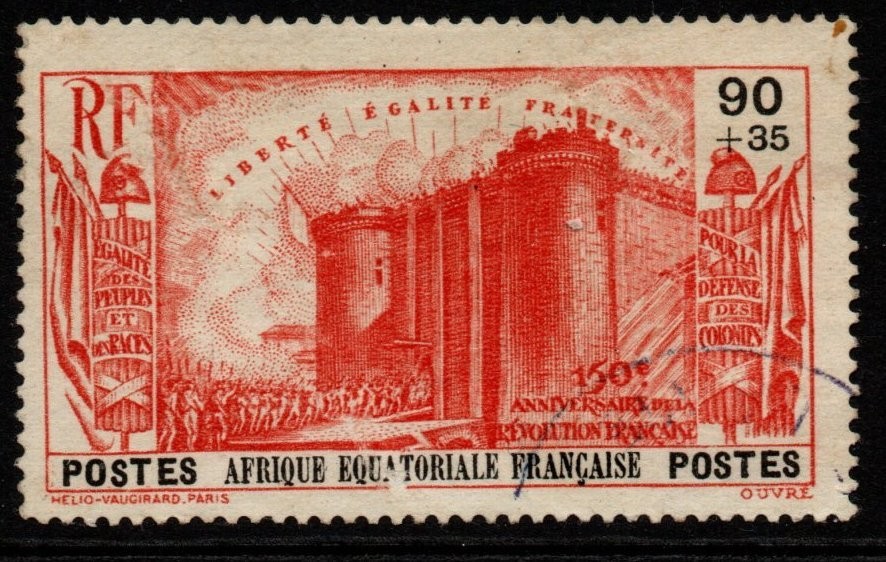 french-equatorial-africa-sg105-1939-90c-35c-red-orange-black-fine-used