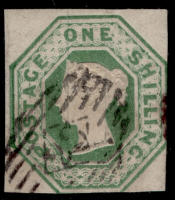 gb-qv-sg55-scarce-1s-green-cut-square-fine-used-cat-1000