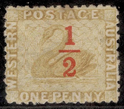 australia-western-australia-qv-sg90-d-on-1d-yellow-ochre-m-mint-cat-20