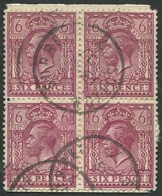 6d-sg-426a-block-of-four-vfu-crisp-surrey-1937-cds-unusual