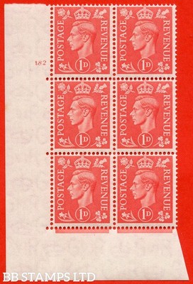 sg-486-q5g-1d-pale-scarlet-an-unmounted-mint-control-block-of-6-no-c-b67294