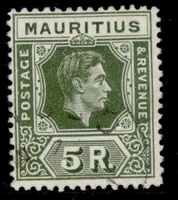 mauritius-gvi-sg262a-5r-sage-green-fine-used-cat-48