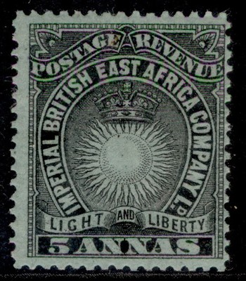 british-east-africa-qv-sg29-5a-black-grey-blue-m-mint