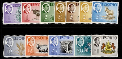 lesotho-qeii-sg147-159-1968-69-complete-set-nh-mint-cat-28