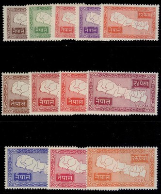 nepal-1954-maps-definitive-set-sg-85-96-vlh-mint-cat-225