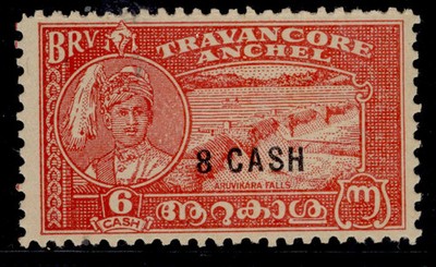 indian-states-travancore-gvi-sg75a-8ca-on-6ca-scarlet-m-mint-p11