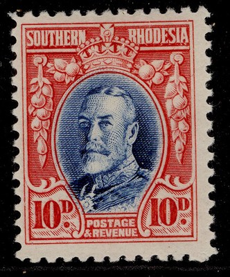 southern-rhodesia-gv-sg22-10d-blue-scarlet-m-mint