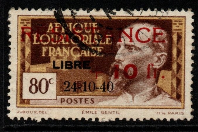 french-equatorial-africa-sg193-1944-80c-10f-french-aid-fund-fine-used