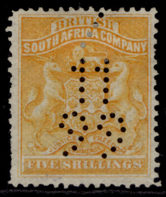 rhodesia-qv-sg8-5s-orange-yellow-unused-cat-90-perfin