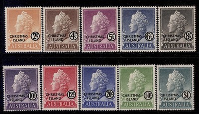 australia-christmas-island-qeii-sg1-10-1958-complete-set-nh-mint-cat-25