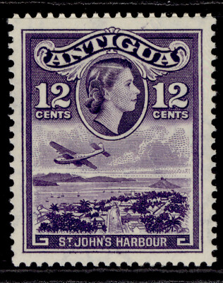 antigua-qeii-sg128-12c-violet-m-mint