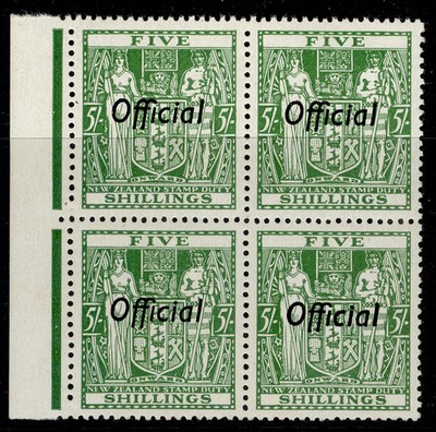 new-zealand-gvi-sg-o133-5s-green-nh-mint-cat-240-chalky-paper-p14-block