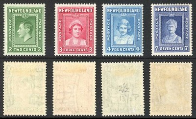 newfoundland-sg268-71-1938-set-of-4-m-m-cat-18-pounds