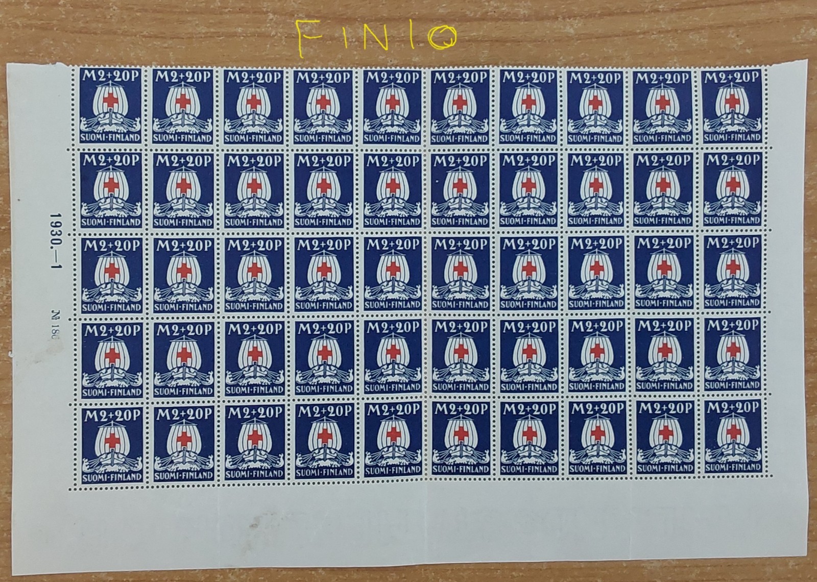 finland-1930-red-cross-charity-m2-20p-blue-red-1-2-sheet-50-mnh-fin10