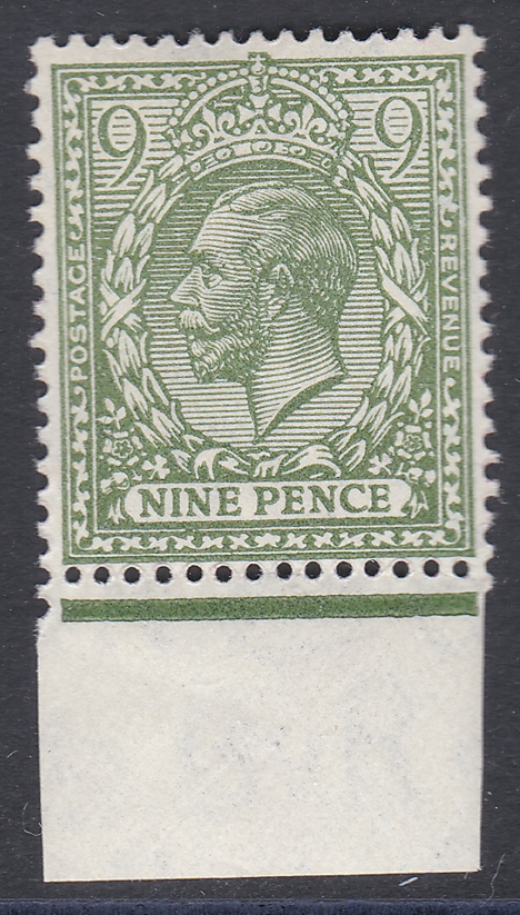 n43-2-9d-pale-olive-green-block-cypher-margin-single-stamp-unmounted-mint
