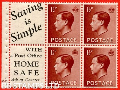 sg-459a-pb5-14-1d-red-brown-an-unmounted-mint-booklet-pane-of-6-b91995