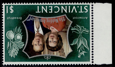 st-vincent-qeii-sg353w-1972-1-nh-mint-cat-325-wmk-inverted