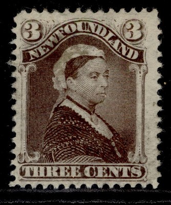 canada-newfoundland-qv-sg52-3c-deep-brown-m-mint-cat-85