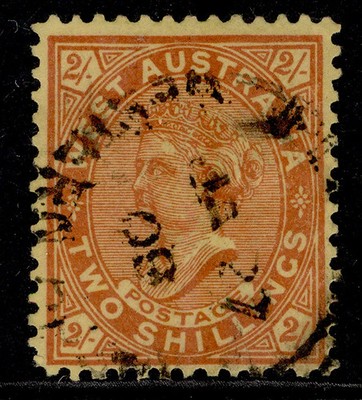 western-australia-edvii-sg124b-2s-orange-brown-yellow-fine-used-cat-20