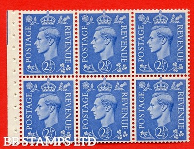 sg-489f-qb33-2d-blue-a-fine-unmounted-mint-complete-booklet-pane-of-b49241