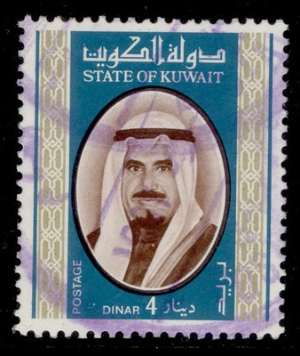 kuwait-1978-4d-greenish-blue-background-sg806-used-cat-32