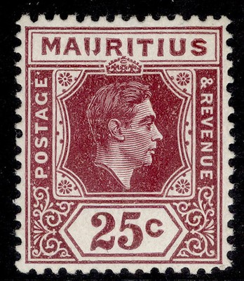 mauritius-gvi-sg259ba-25c-brown-purple-m-mint-cat-300-ij-flaw