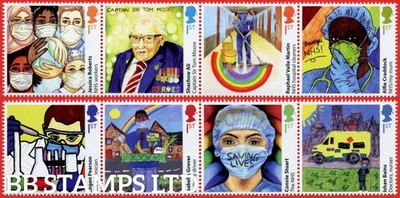 sg-4643-4650-2022-heroes-of-the-pandemic-2-strips-4x1st-4x1st-fdc-will-be-si