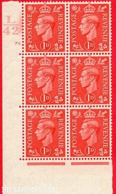 sg-486-q5-1d-pale-scarlet-an-unmounted-mint-control-block-of-6-contr-b63842