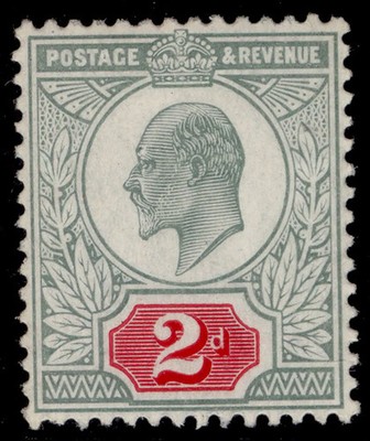 gb-edvii-sg229-spec-m12-2-2d-dull-blue-green-carmine-c-lh-mint-cat-90