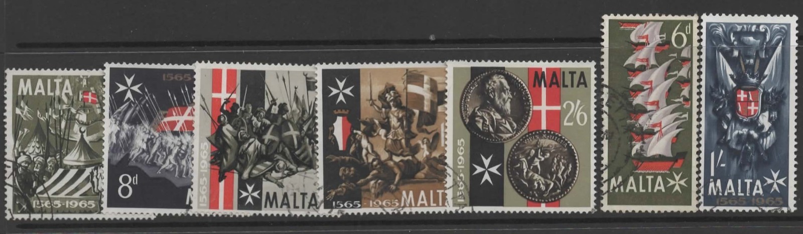 malta-sg352-8-1965-anniversary-of-the-great-siege-fine-used