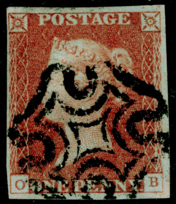 sg8-1d-red-brown-plate-21-fine-used-cat-60-black-mx-ob