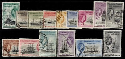 falkland-islands-dependencies-qeii-sg-g26-g40-1954-62-set-fine-used-cat-140