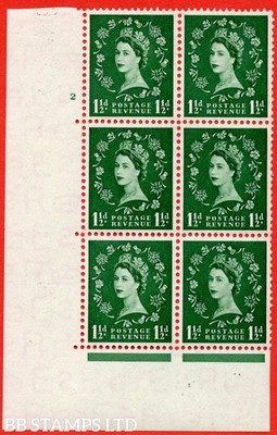 sg-517-s25-1d-green-an-unmounted-mint-cylinder-block-of-6-cylinder-b73147