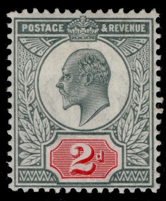 gb-edvii-sg228-spec-m12-3-2d-pale-grey-green-scarlet-c-m-mint-cat-45