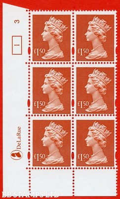 sg-y1800-1-50-red-dlr-an-unmounted-mint-cylinder-3-1-block-of-6-b87695