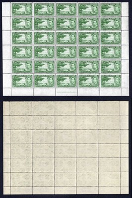 cayman-is-sg124-1938-2-yellow-green-block-of-30-superb-u-m-cat-1650-pounds
