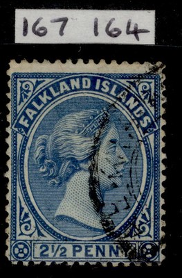falkland-islands-qv-sg29-2d-prussian-blue-fine-used-cat-130-rps-cert