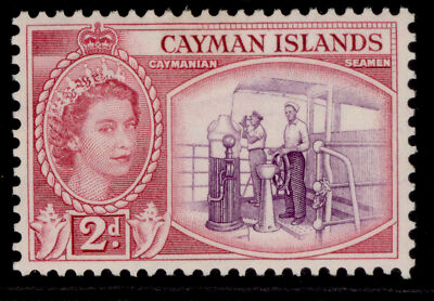 cayman-islands-qeii-sg152-2d-reddish-violet-cerise-m-mint