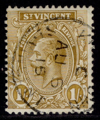 st-vincent-gv-sg117-1s-bistre-fine-used-cat-32-cds