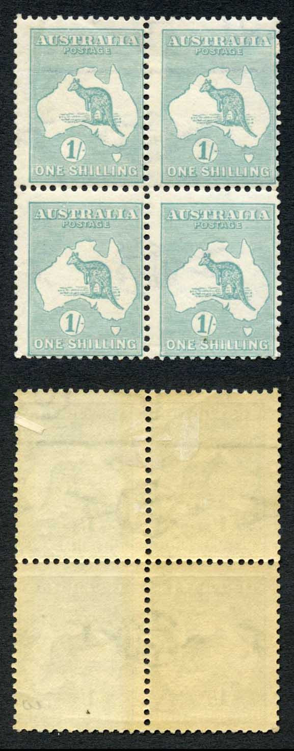 australia-sg40ba-1-kangaroo-wmk-3rd-crown-s-ways-lightly-toned-creased