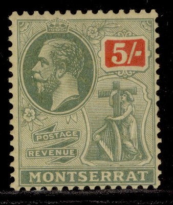 montserrat-gv-sg83-5s-green-red-pale-yellow-m-mint-cat-38