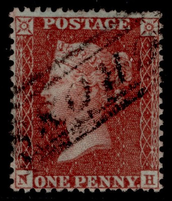 gb-qv-sg24-1d-red-brown-sc14-die-ii-fine-used-cat-50-nh